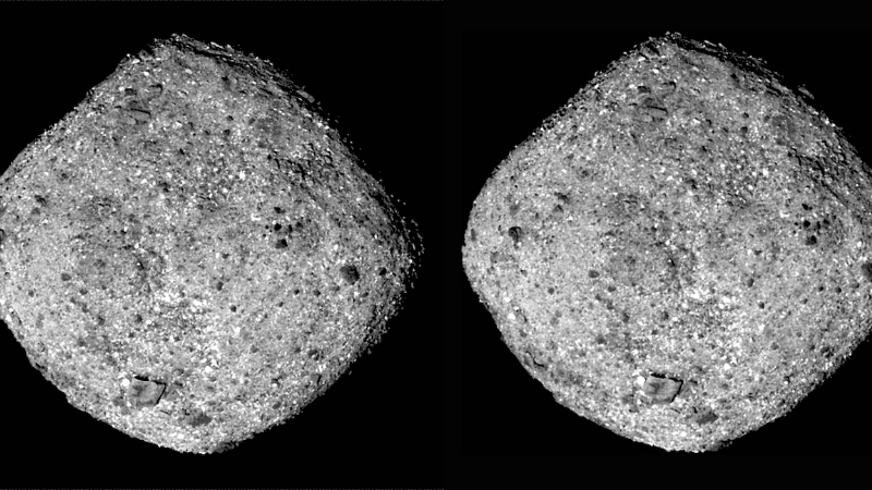 La NASA descubre por qué las rocas del asteroide Bennu pierden calor tan rápido