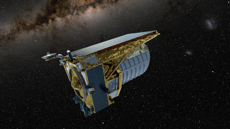 El telescopio Euclid descubre un cometa a 1.300 millones de kilómetros de la Tierra mientras estudiaba galaxias lejanas